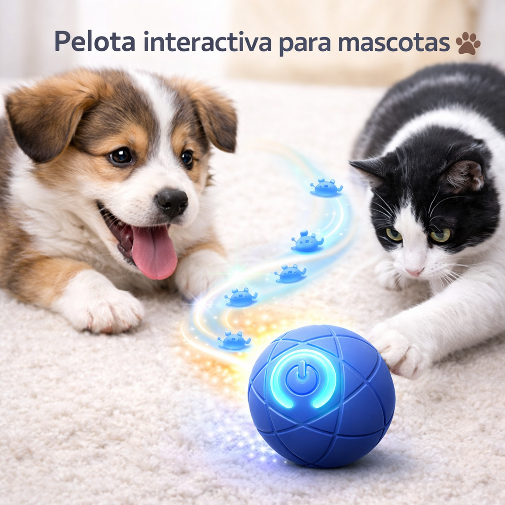 PlayPet Ball™ Pelota Interactiva para Mascotas 🐾
