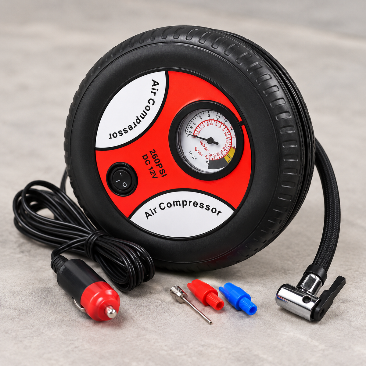 Compresor de aire portable rueda