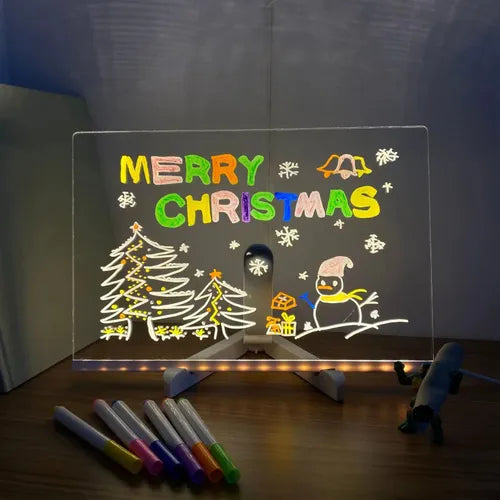 NeonMagic™ – Pizarra LED Transparente para Niños
