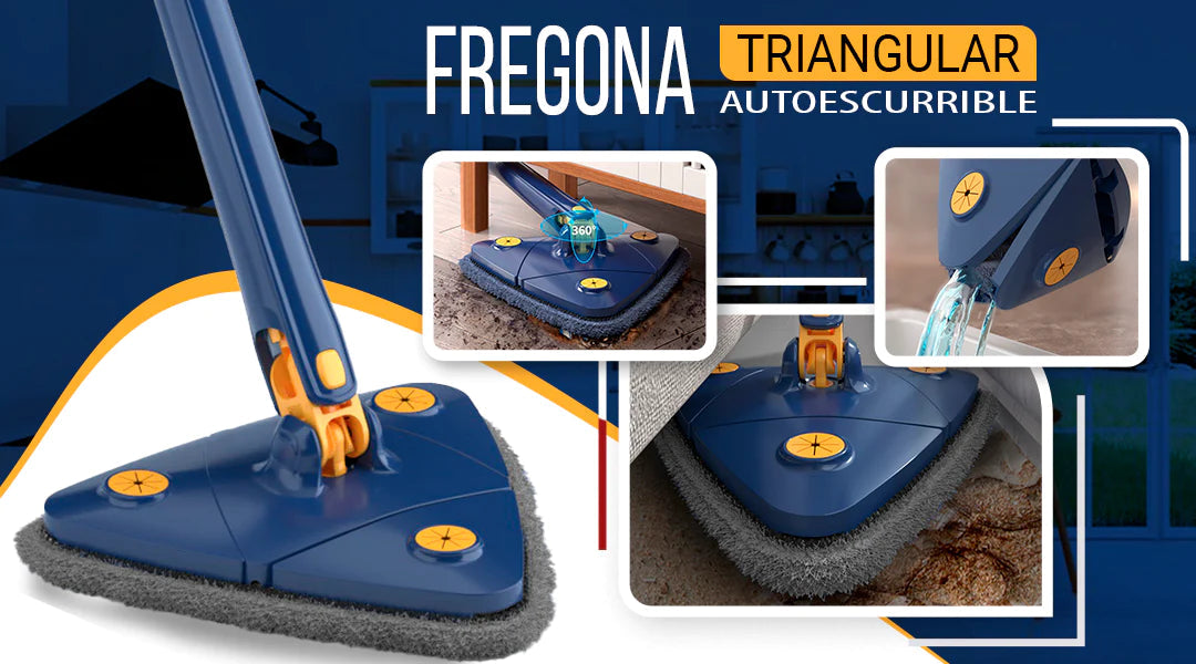 LuxMop™ Mopa con exprimidor integrado