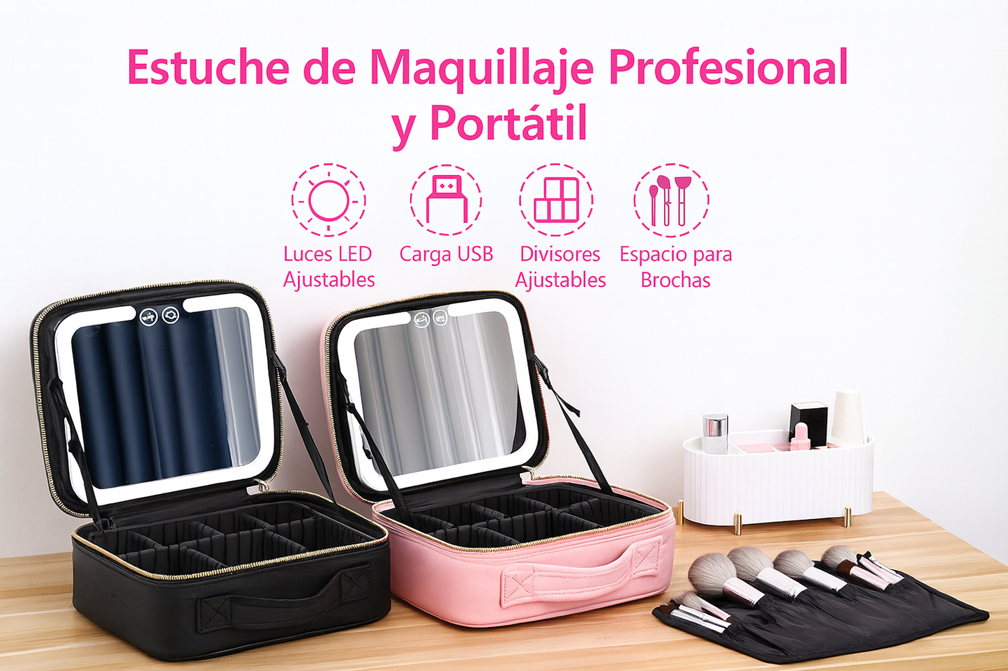 LumiCase™ — Estudio Portátil de Belleza