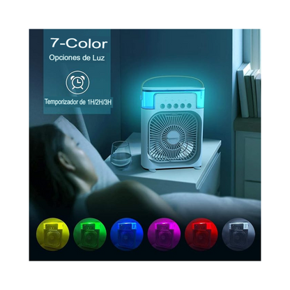 AquaGlow™ Humidificador Ventilador