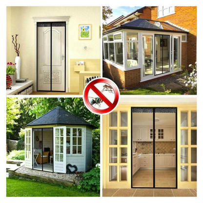 Cortina Imantada Anti-Insectos — Deja entrar el aire, no los bichos