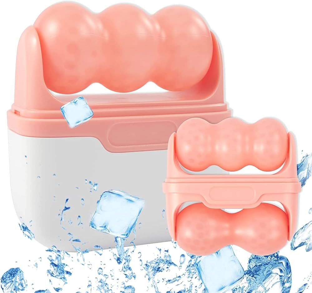❄️ Masajeador Facial Ice Roller Doble/Triple Cabezal