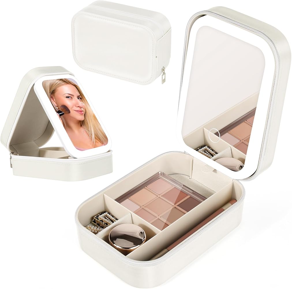 ShineKit™ – Estuche con Espejo LED Iluminado