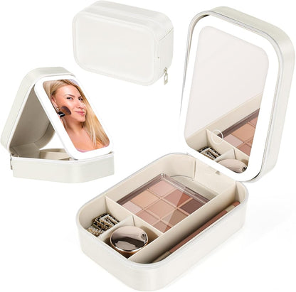 ShineKit™ – Estuche con Espejo LED Iluminado