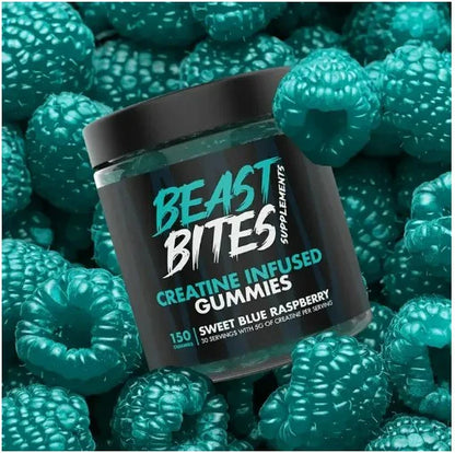 Beast Bites – Gomitas de Creatina Blue Raspberry