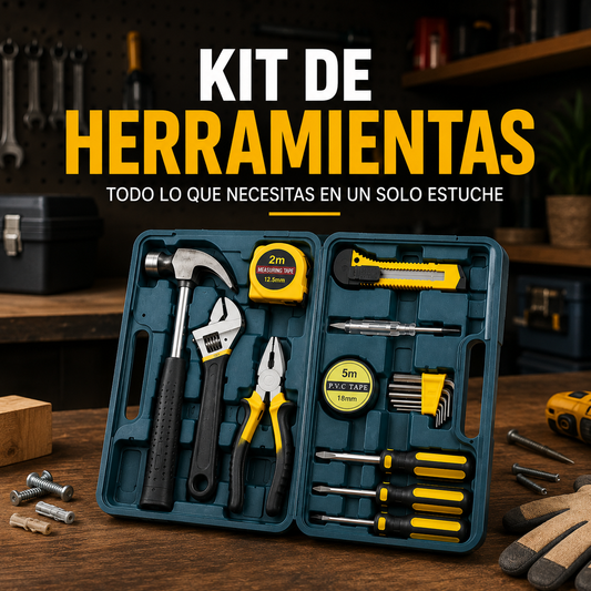 Kit de Herramientas Portátil 12 en 1