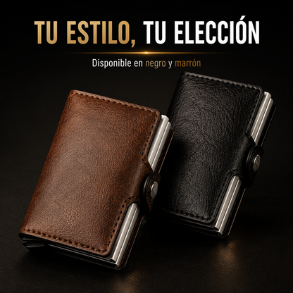 ShieldCard™ Billetera compacta con protección RFID