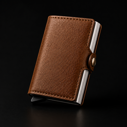 ShieldCard™ Billetera compacta con protección RFID