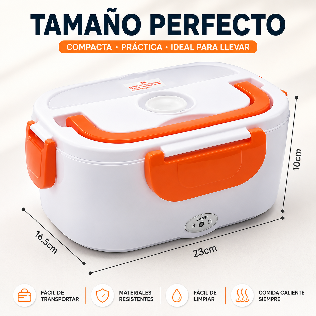 HeatBox™ — Lonchera Eléctrica Portátil