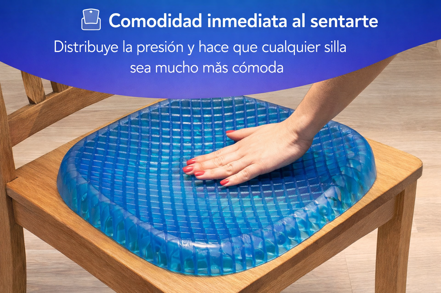 ErgoGel Seat™ – Cojín Ergonómico de Gel