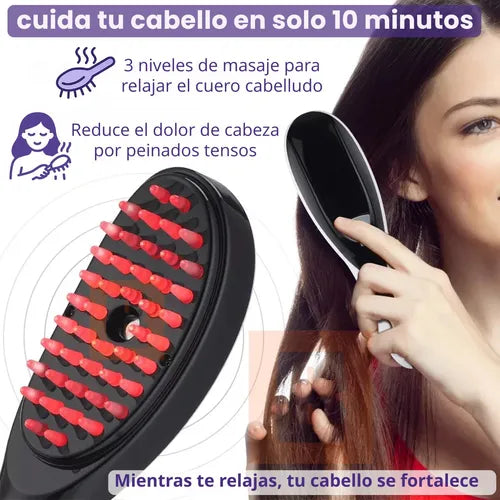 NanoGlow™ Peine con Nano Spray y Fototerapia