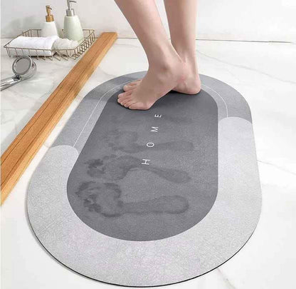 AquaDry™ La Alfombra que Mantiene tu Baño Seco, Seguro y Elegante al Instante